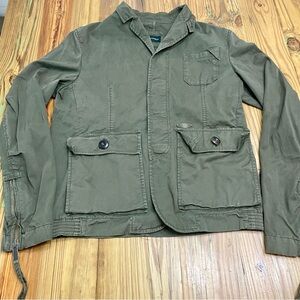Men's Dsquared2 Milirary Green Button field jacket size 50 Medium Italy